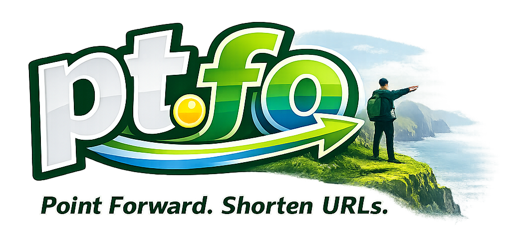 pt.fo - Point Forward. Shorten URLs.